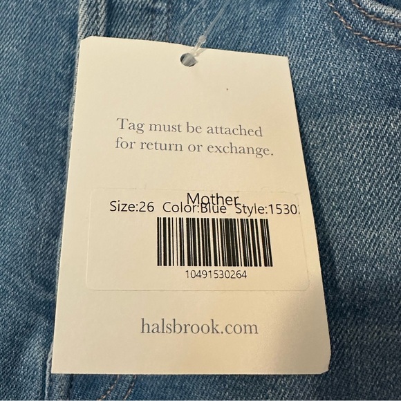 Mother The Tomcat Flood Jean Going Dutch New Womens 26 Button Fly - Picture 5 of 12